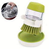 Dish Brush with Soap Dispenser Handle